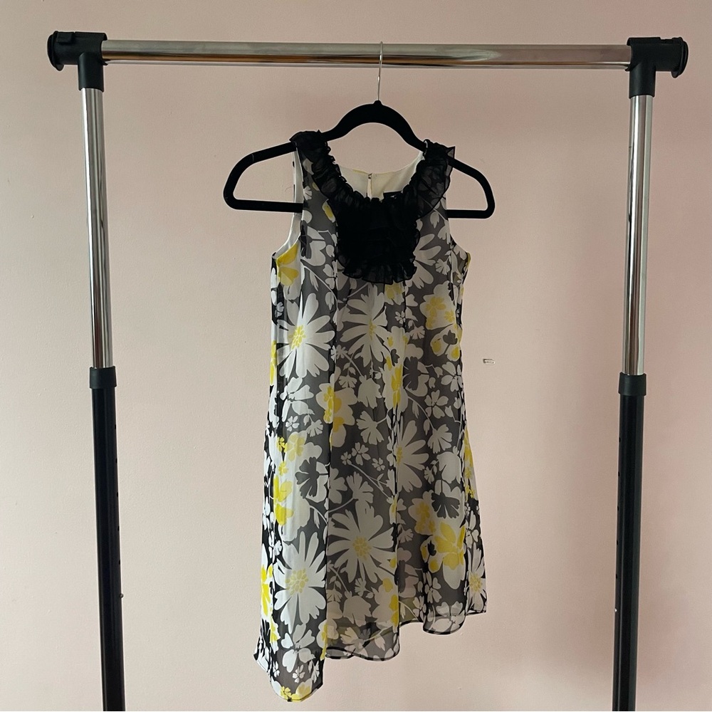 Girl’s Floral Ruffle Dress